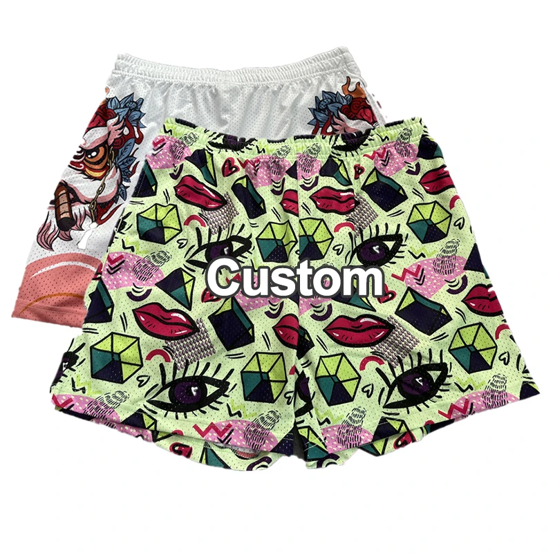 New 2024 Custom Mesh Fitness Shorts Two Deep Side Hem Pockets Basic Men Jogger Track Shorts Quality Man Summer Shorts