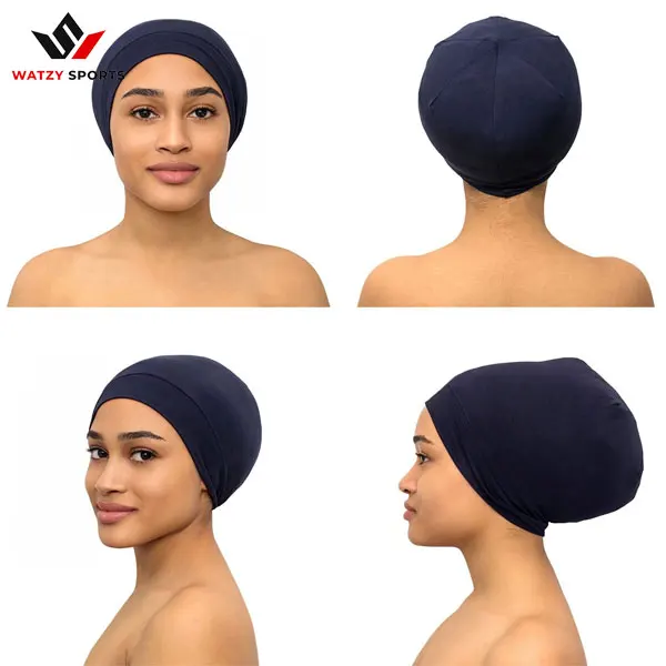 Soft Stretch Satin Bonnet Fashion Lined Sleeping Beanie Hat Bamboo Headwear Frizzy Natural Hair Nurse Cap for Women and Men