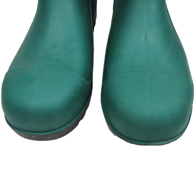 CE black steel toe rain boots steel toe safety boots waterproof  factory  puncture proof