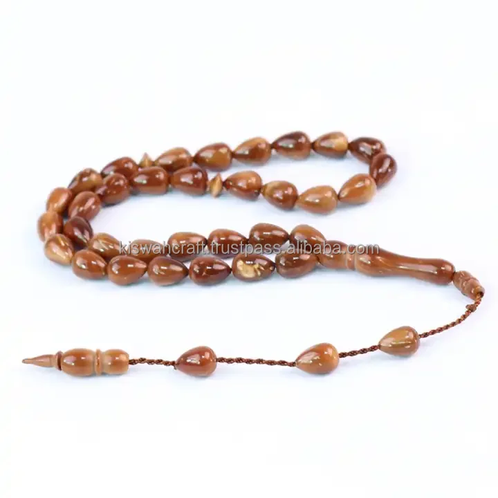 Islam Muslim Kuka Wooden Tasbih Prayer Beads Kuka Wholesale Tespih Loose Beads