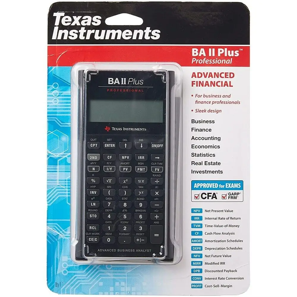 Buy With Confidence  Ba II plus 10 Digit professional from Reputed USA Origin Seller calculator