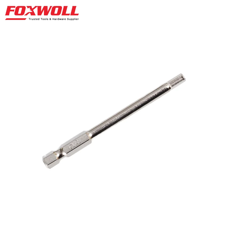 Quality Assurance Magnetic Hexagon Screwdriver Bit S2 Steel 1/4 Inch Hex Shank H4 Screwdriver Bit
