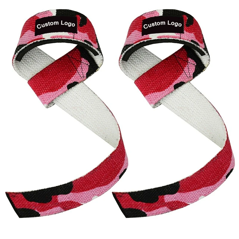 Wholesale OEM Custom Logo Gym Training Weightlifting Wrist Straps Figure Heavy Duty Weight Lifting Straps