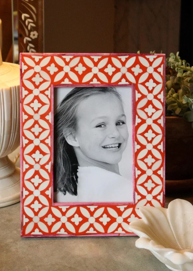 Hot Selling Home Decor MDF And Bone Inlay Photo Frame At Wholesale Price From India