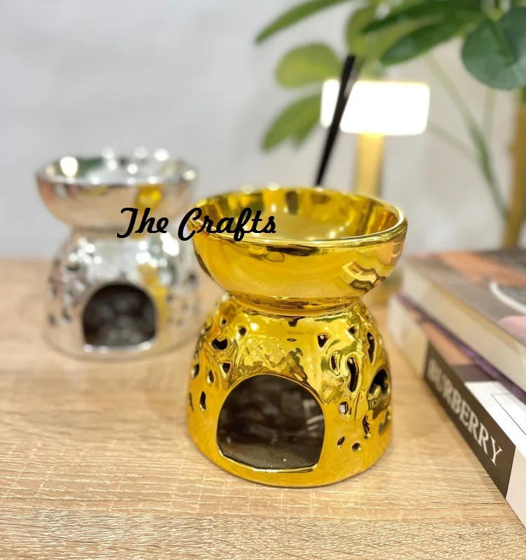 Чудесный дизайн масляная горелка из стали и металла для домашнего декора аксессуары лидер продаж мабхарс