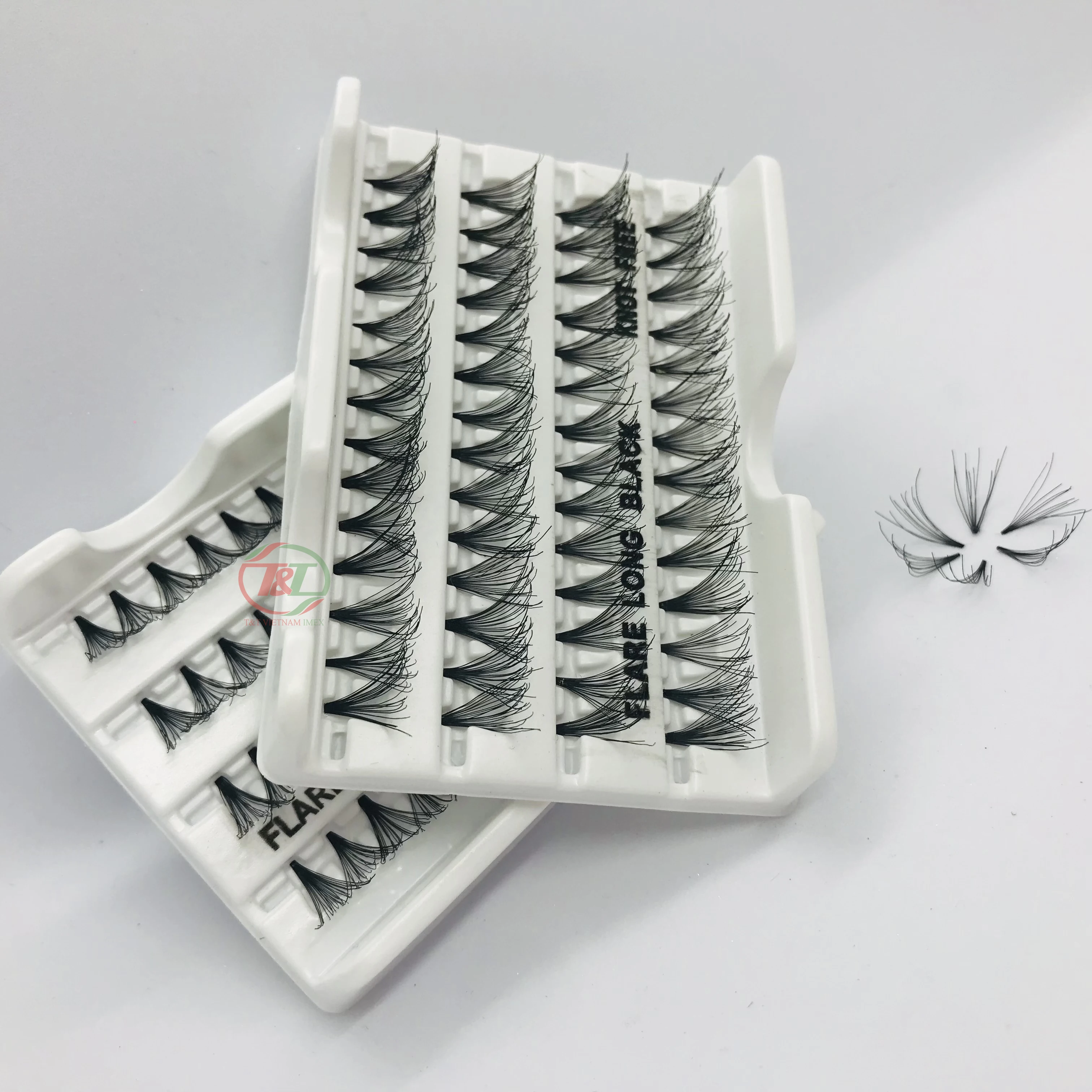 Vietnam wholesale high quality false eyelash individual eyelash extension lash tray supplies