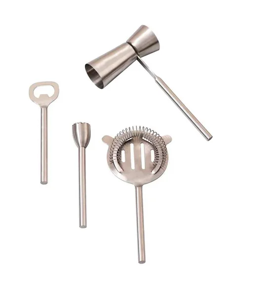 Brass Dear Face Stainless Steel Bottle Opener Cocktail Metal Tools Spoon Feature Boston Eco Material