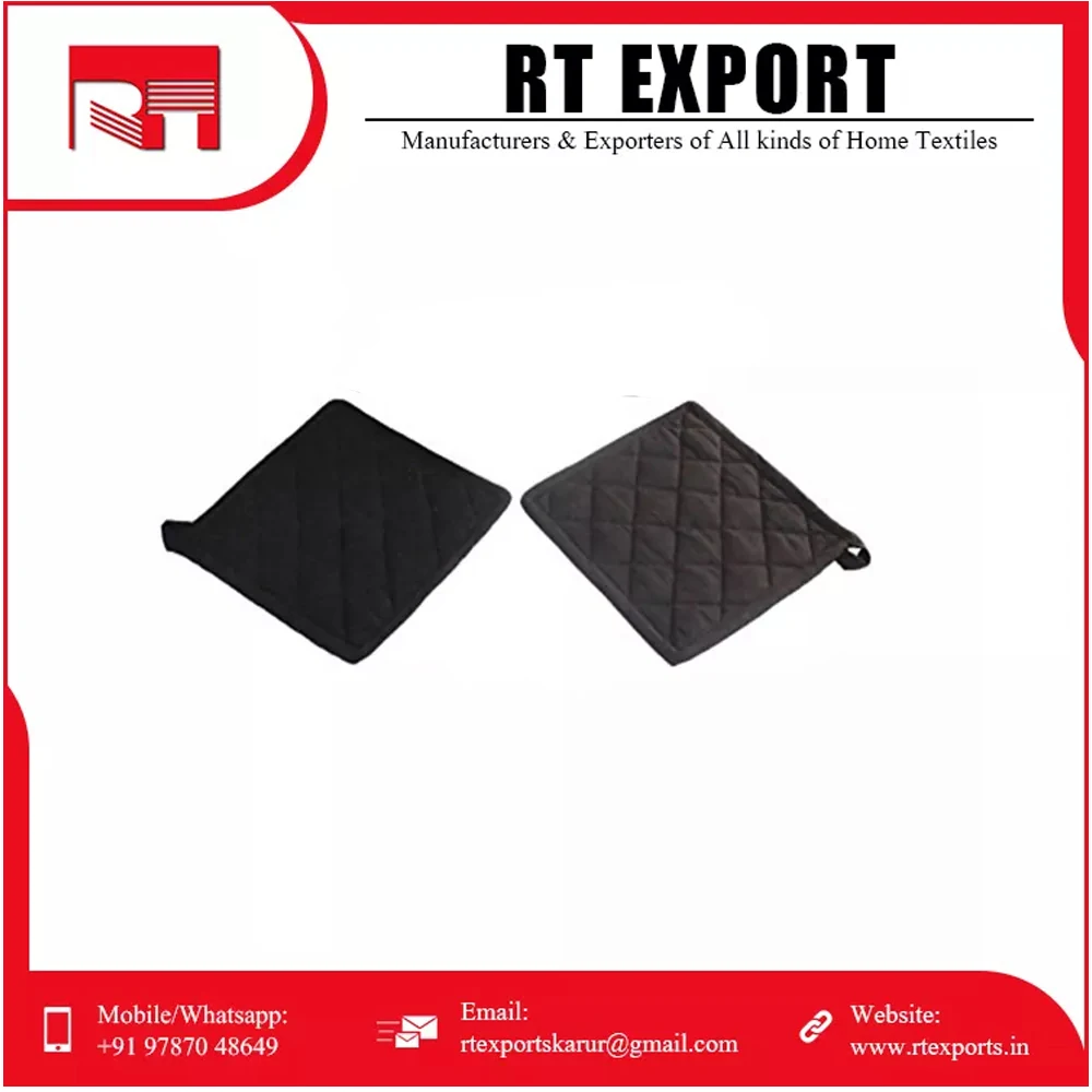 New Arrival Christmas Pot Holder Customized Print Heat Resistant 100% Pure Cotton Kitchen Pot Holder