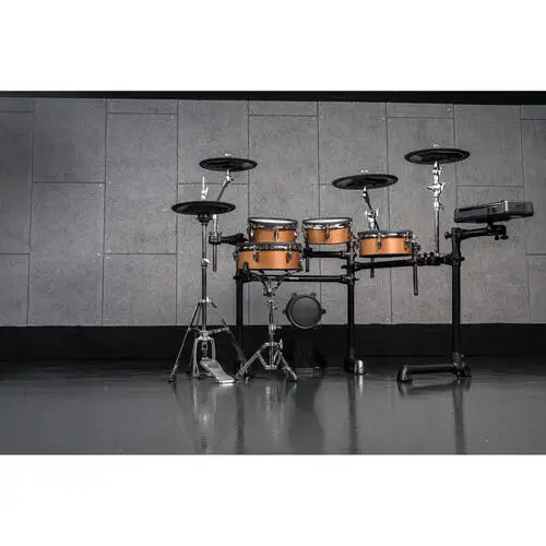 Hot selling DTX8K-M Electronic Drum Kit with Wood-Shell Mesh Pads and DTX-PRO Drum Module (Real Wood)