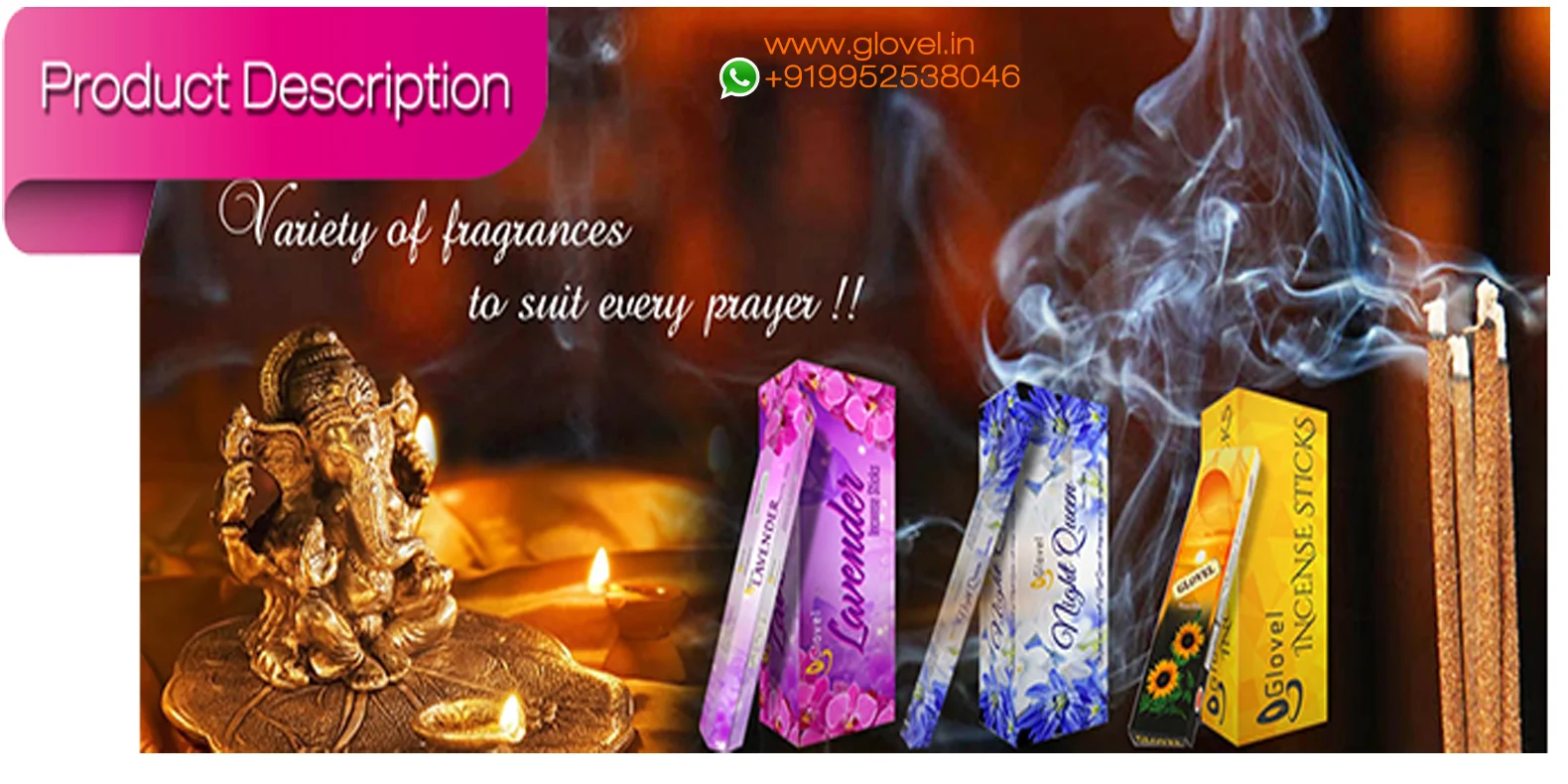 Best Selling Factory Price 9 inch agarbatti sticks incense aromatic incense fragrances private label Black Incense