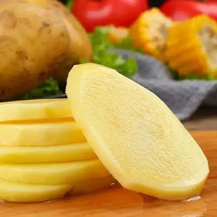 Круглые свежие ирландские пакеты для картофеля с желтой чистой