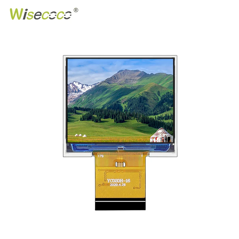 Wisecoco Sport Action Camera Screen Solution 2.0 Inch Spi Serial Port 320*240 Lcd Hmi Display Custom Software Hardware