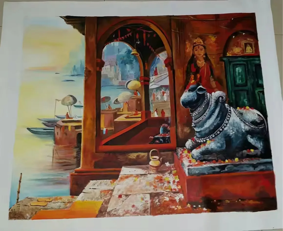 Best Seller Home Decor Modern Art Work Oil Painting Living Room Wall Decoration Canvas Hand Made High Quality Paintings