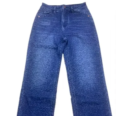 factory direct 65%cotton 33%polyester 2%spandex Brushed backside jeans denim fabric 12oz A/W  high stretch jeans denim fabric