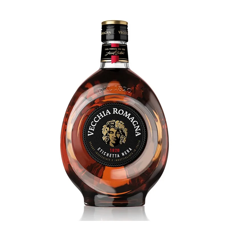 Premium line Top Quality Made in Italy Brandy Vecchia Romagna Etichetta Nera 6 x bottle 0.70ml ready for export
