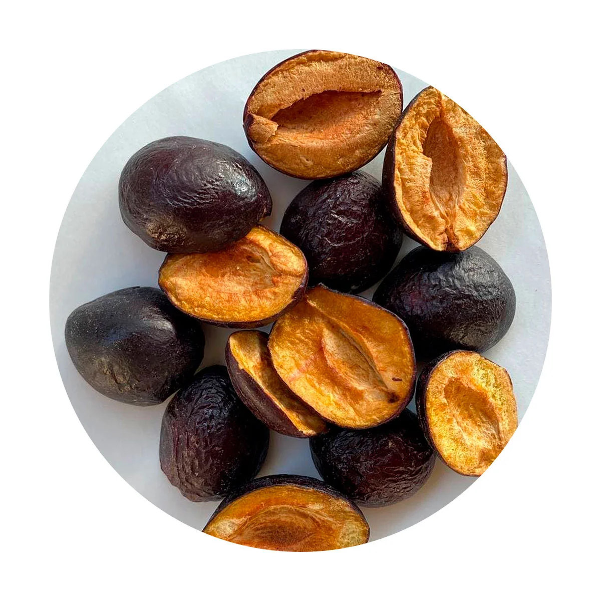 Sublimated plum retain up to 90% of useful and nutrients natural taste PP chips great benefits