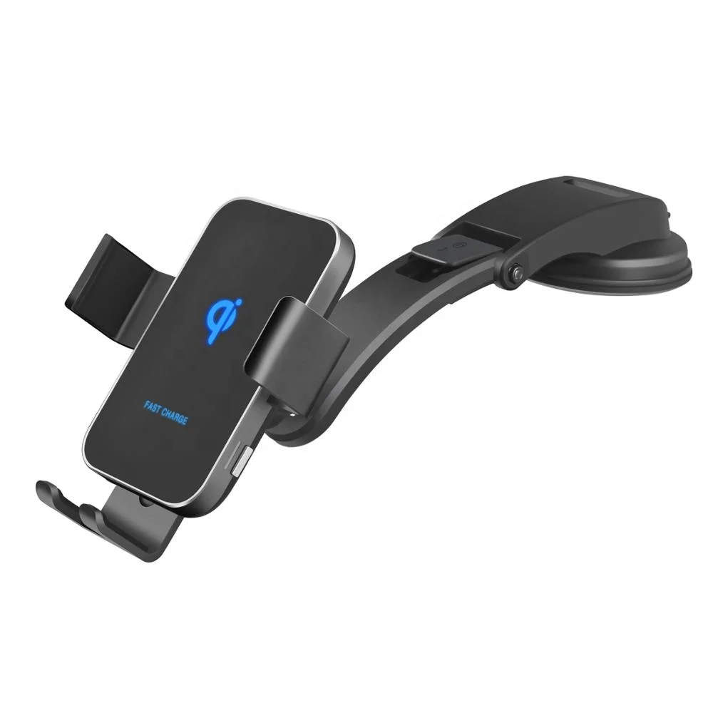 OEM ODM WPC member factory c22 10W Fast qi phone car holder with wireless car mount phone charger for iphone samsung fold Z