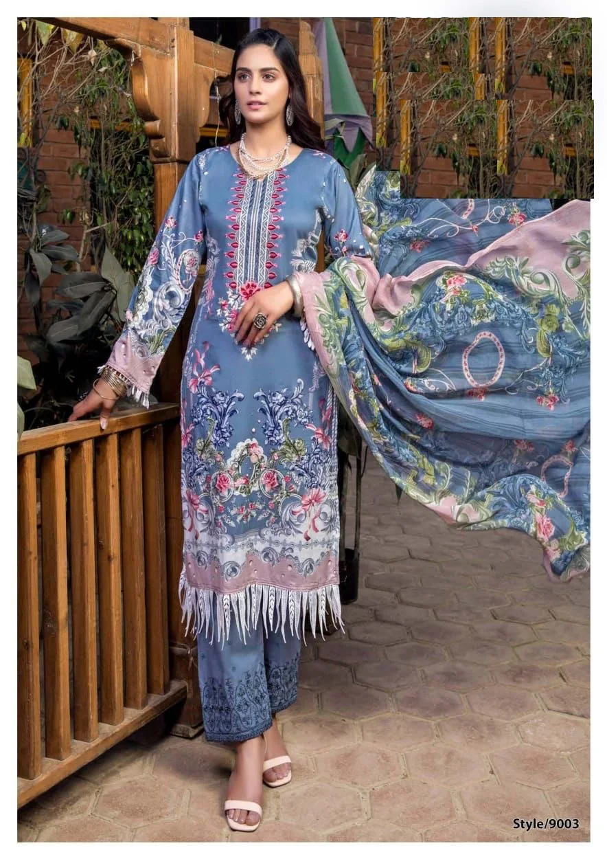 Fancy Printed and Work Cotton Kurtis Set Collection for online sale