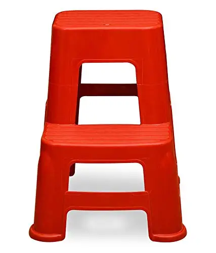 Anti-skid Step Stool for kitchen/2 Step Household Steel Ladder Medical Step Stool /Double Step stool Toilet Toddlers Baby Child