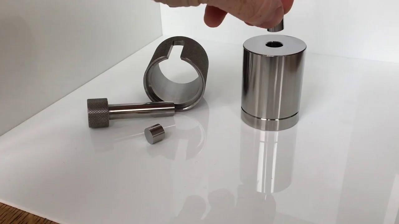 promotional price of MSE PRO 1 (25.4 mm) Diameter Tungsten Carbide Dry Pellet Pressing Die Set