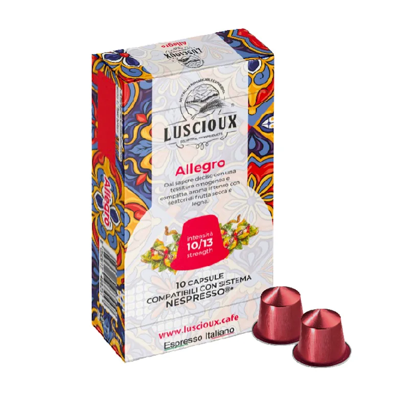 Wholesale Coffee - Compatible Nespresso Coffee Capsules - Blend of Arabica and Robusta - Box of 100 Capsules