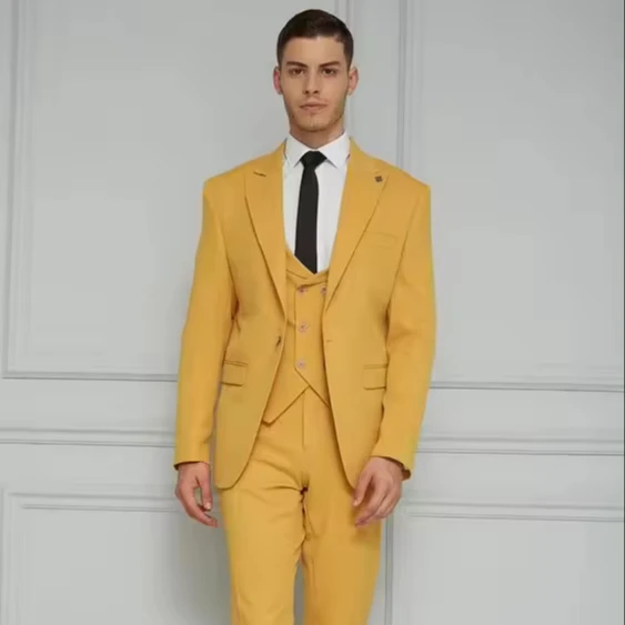 Men Suits Pant Set Plaid Slim Fit Tuxedo For Wedding Banquet OEM ODM Wholesale Manufacturer At Best Price Made in India