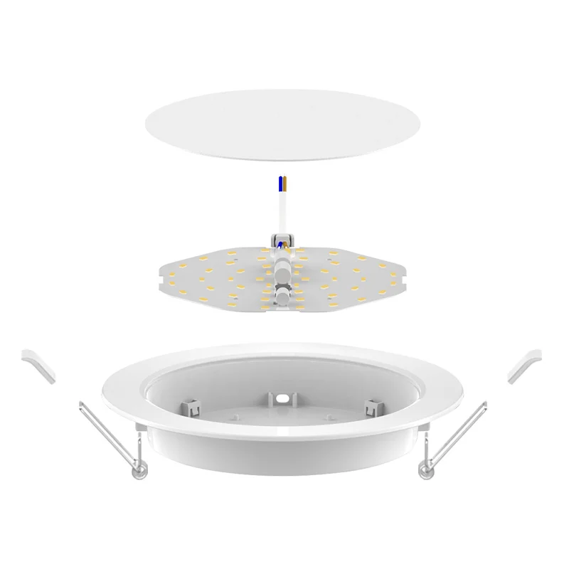 WOLINK Factory recessed ceiling slim panels lamp 5w 7w 12w 15w 18w 24w square round led panel light