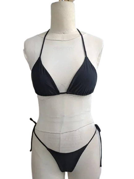 High Coverage Thong Ladies Favorite String Style Beachwear Factory Direct High Quality Comfortable Lace Swimwear From Bangladesh