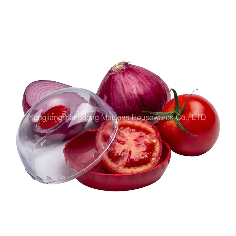 Maisons Kitchen Storage Vegetable Food Onion Tomatoes Savers Platisc Fresh Keeper Pod Refrigerator Box