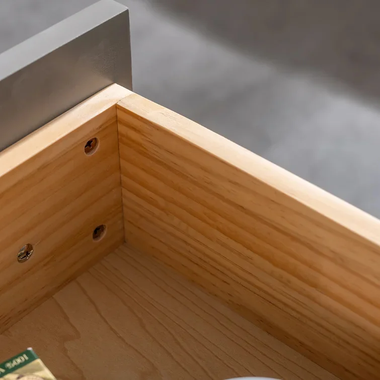 42 Single Bathroom Vanity Base Cabinet Two Soft Close Drawers Single Sink Bathroom Vanity Gray Color