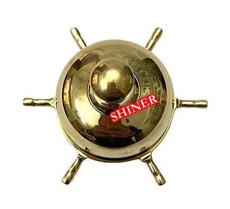 Nautical Brass Desk Bell Ringing Durable Desk Service Bell for Hotels Schools Restaurants Reception Areas Hospitals Warehouses