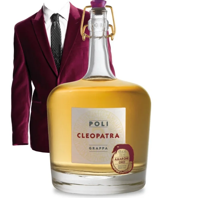 Высококачественный Итальянский пищеварительный спиртовой напиток Grappa поли Клеопатра амарон 700 мл для розничной торговли