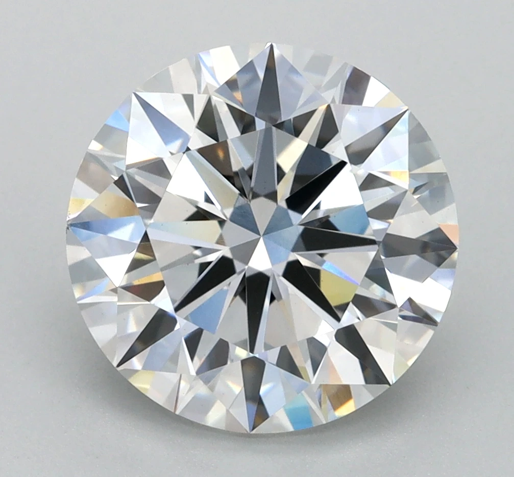 IGI 3.34 Ct Loose Lab Grown White Round Diamond VS1 for Engagement Ring Jewelry Making Emerald Cut Good Quality