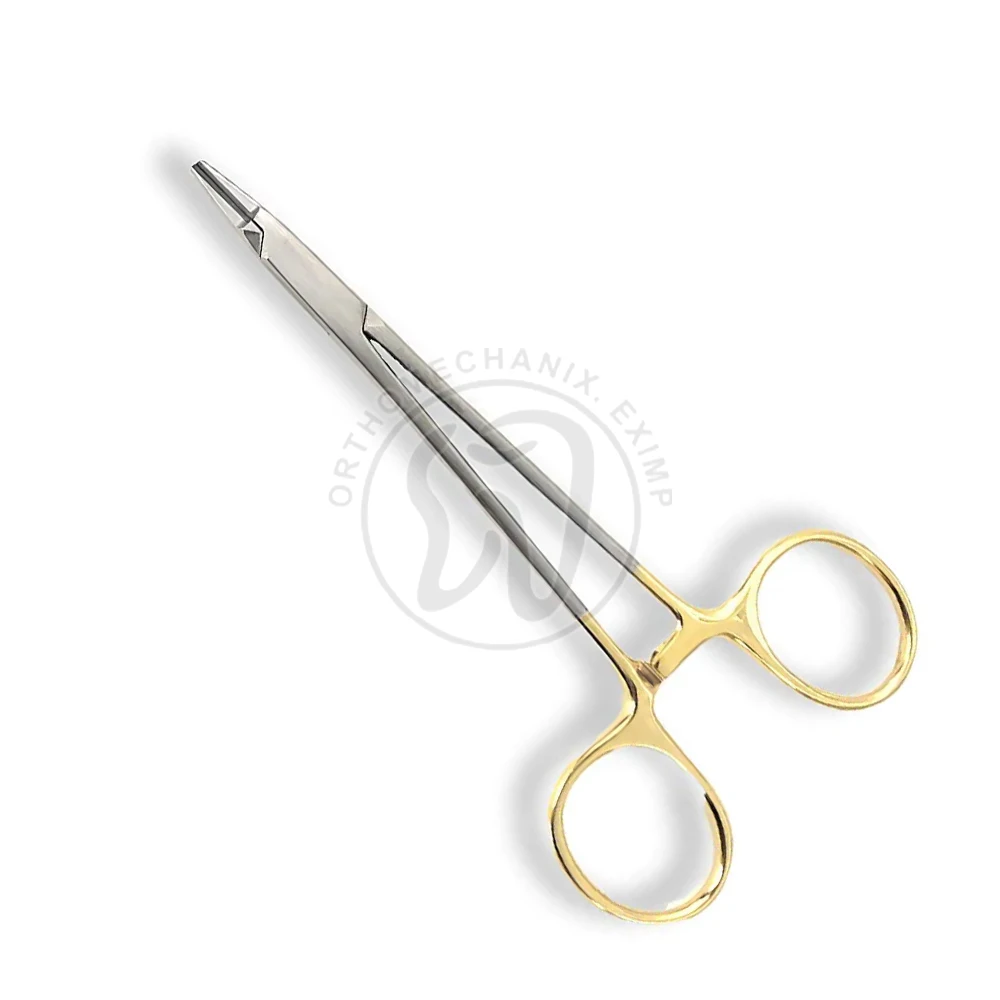 Reusable Suture Wire Twister Needle Holder 18 cm Gold Carbide TC Tip Plated Surgical Instruments Stainless steel