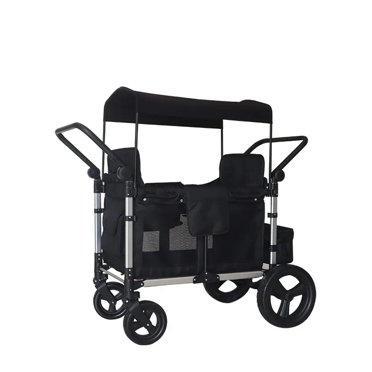 JXB Top Seller 600D Fabric Push Pull Folding Stroller Wagons Titanium Series