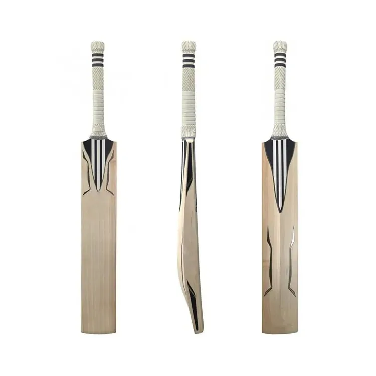 Super English Willow Cricket Bat with bat cover sports equipment with embossed chrome