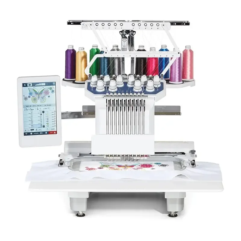 RE 2 Heads 15 Needles Home Machine