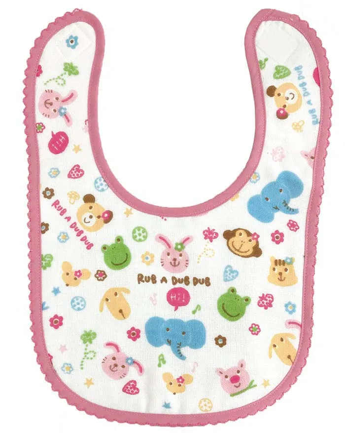 colourful animal cotton gauze baby bibs japanese baby items