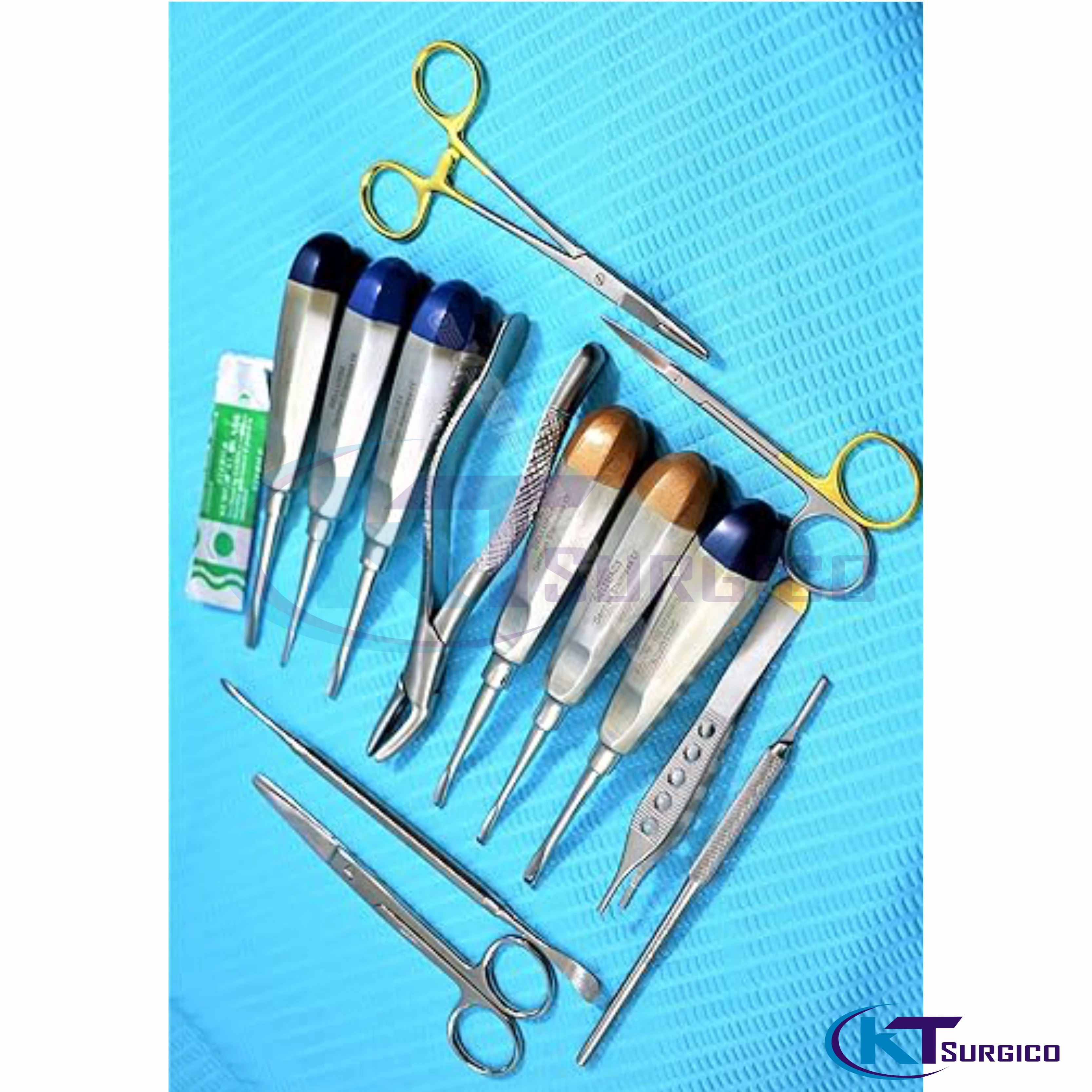 Professional High Quality Stainless Steel Dental Instrument Set Elevators Forceps Scissor with Blade for Cleaning Filling Teeth