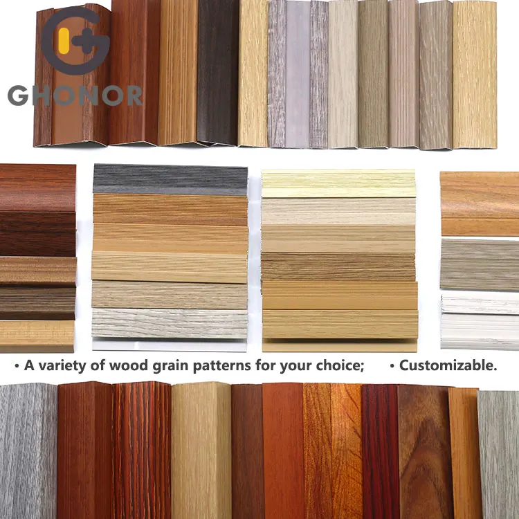 Wooden Grain 5mm L Aluminium Laminet Flooring Transition Cover Trim Transition Trims