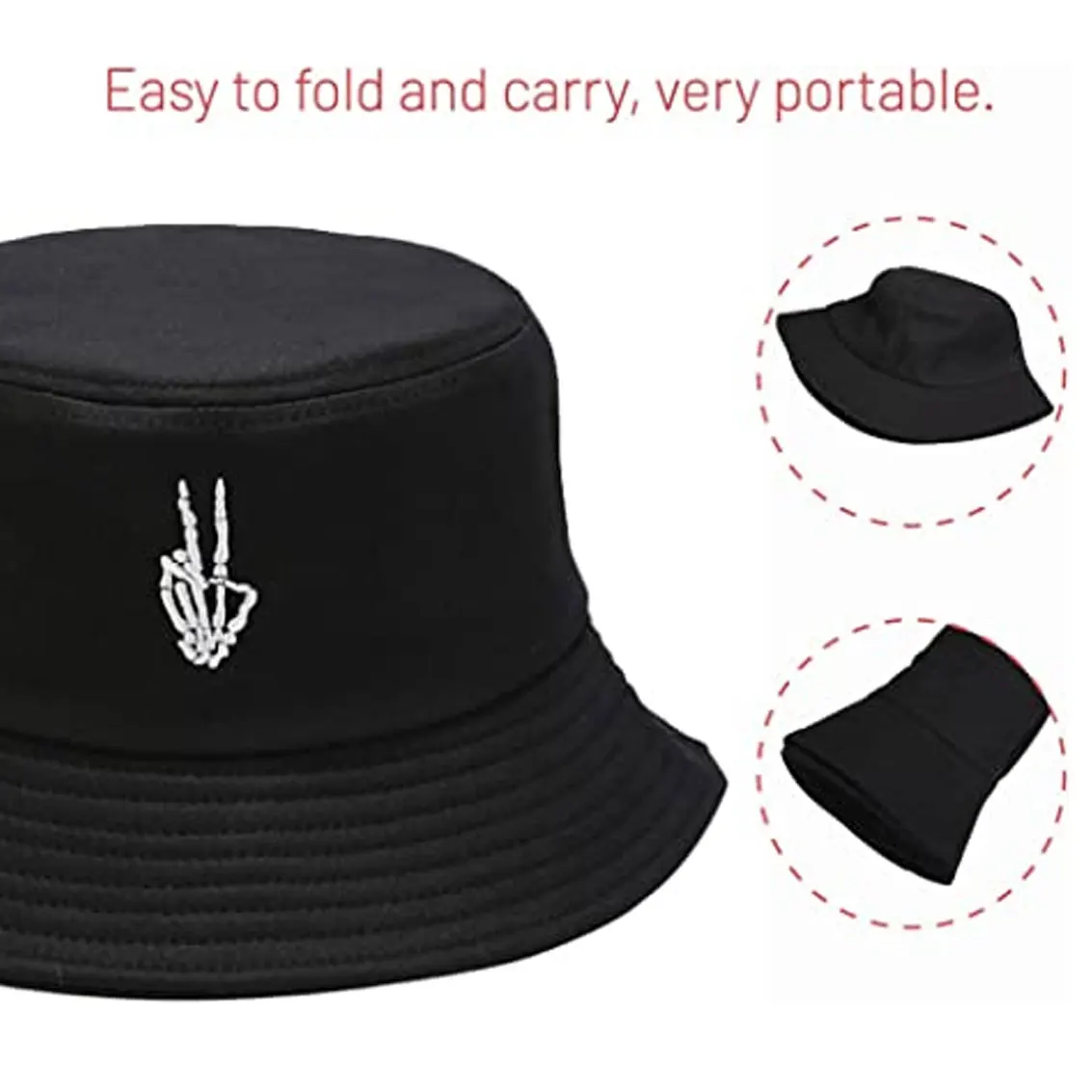 Summer Travel Sun Beach Bucket Cap Cotton Bucket Hat for Women Men Unisex Outdoor Fisherman Hat Customize
