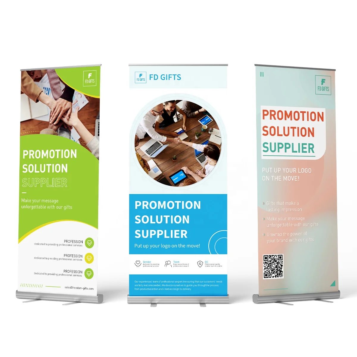 Outdoor Promotional Advertising Roll Up Retractable Banner Stand