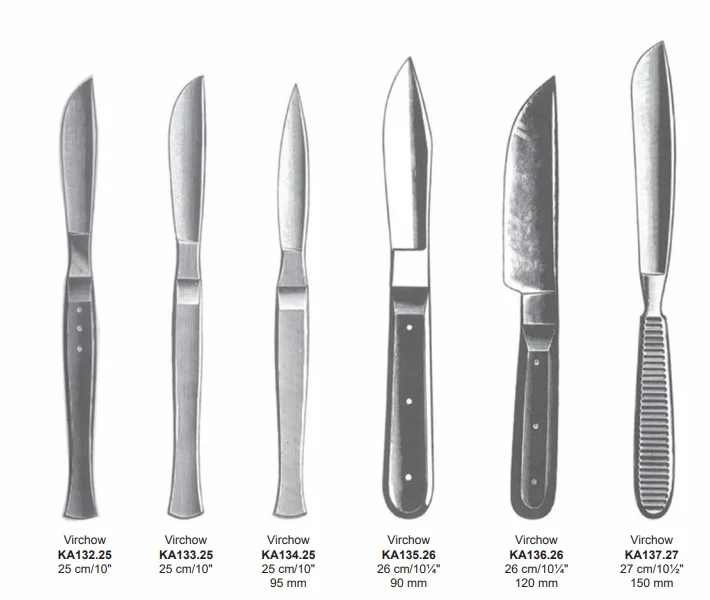 Professional Medical Autopsy Blade Set Technical Stainless Steel Manufactured with Best Quality Premium Product