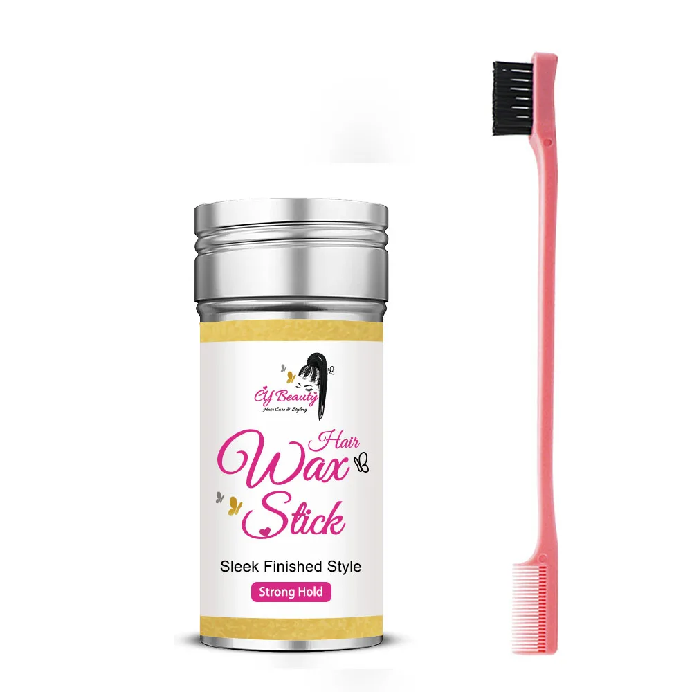 Hair wax stick keep the edge control make the hair look neat non -greasy style