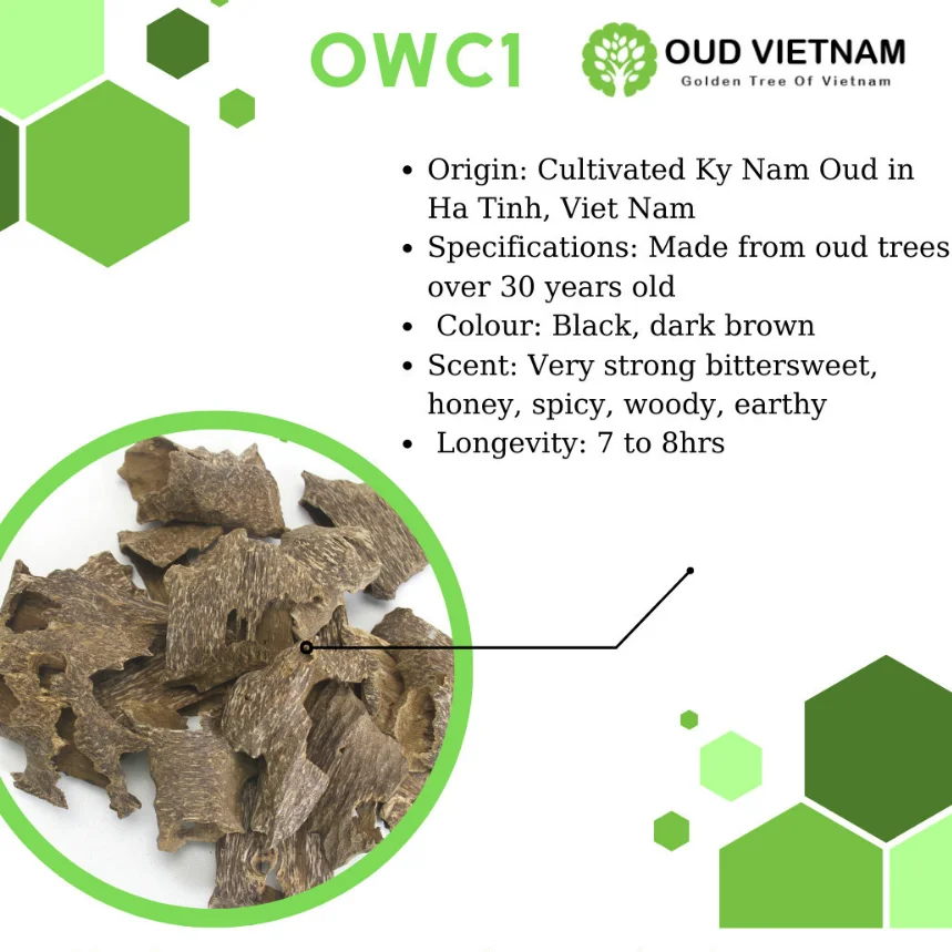 Kinam Natural Pure Oud Grade Tripple 40 Years Old Fragrance Agar Oud Bakhoor Agar Wood Chips Natural Oud Chips