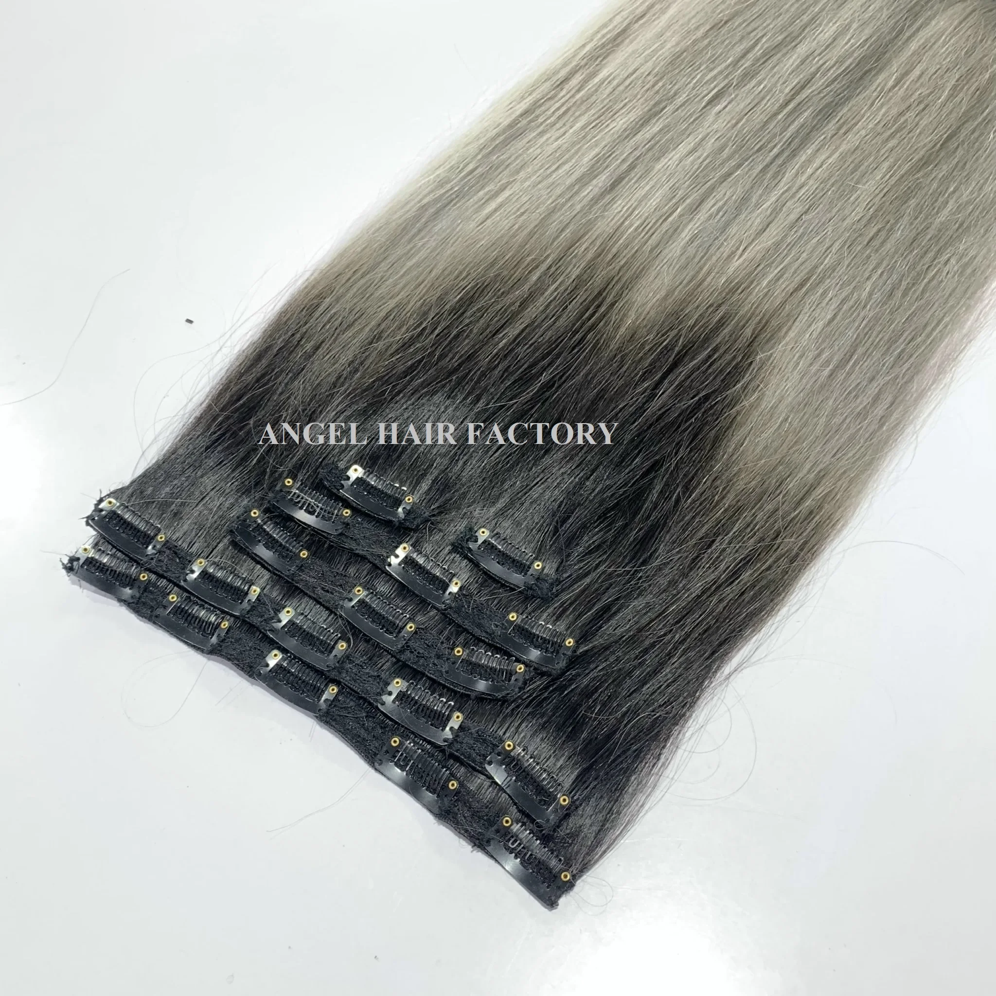Clip in Clip in Hair extensions 100% Virgin Hair Vietnamese Human Hair Full colors and Length