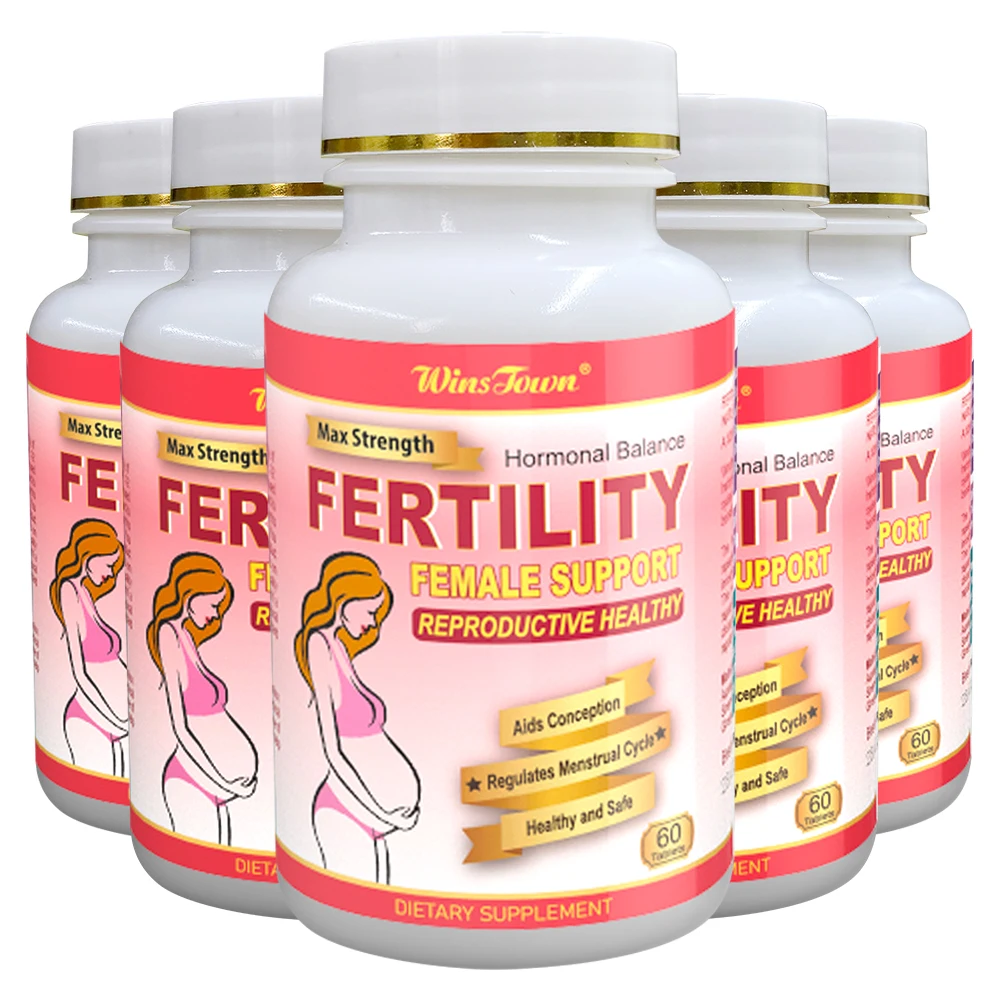 Private label Female Fertility Tablet Natural organic Cleaning Womb herbs pills detox fertility capsule for women having baby
