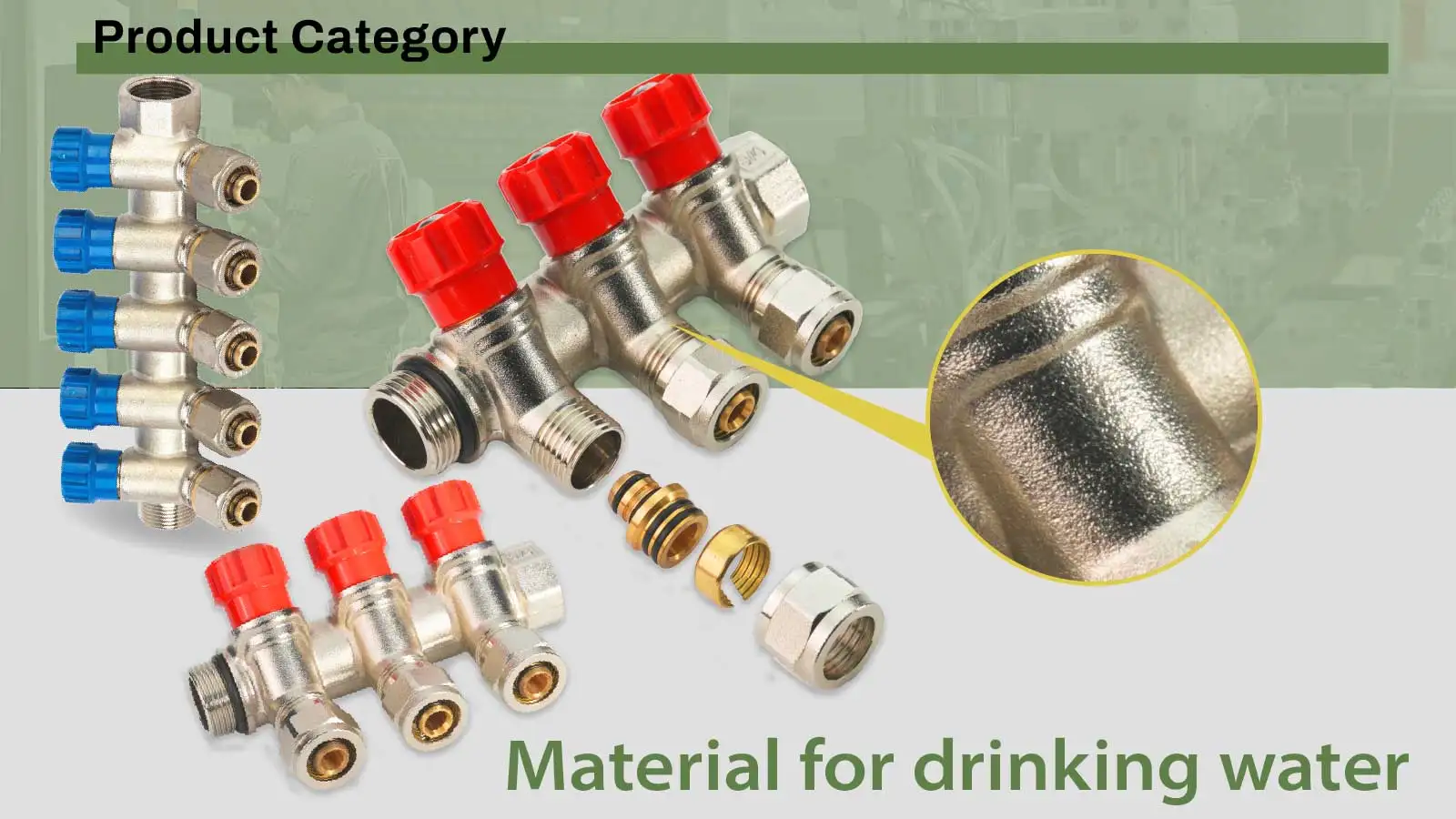 China Manufacturer Hydraulic Manifold for House Heating HVAC System with Water Mixing Control System