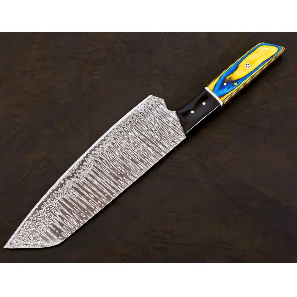 Universal hot sale kitchen chef knife wholesale Damascus best in the world highly carbon steel chef knives