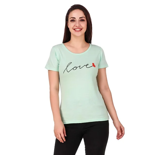 High Quality Plain Pure Cotton Organic Fleece Delicate Silky Soft Material Knitted Round Neck Short Sleeve Girls Custom T Shirt